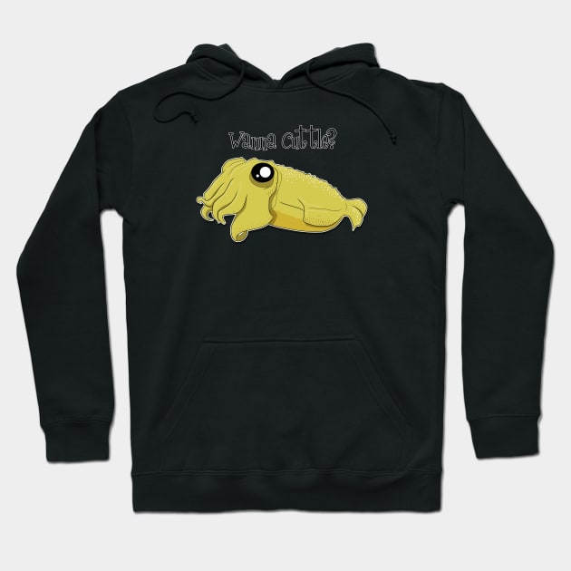 wanna cuttle? Hoodie by bobgoodallart